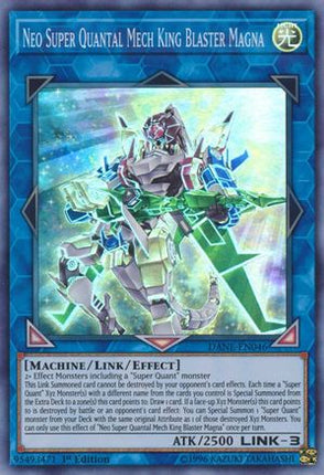 Neo Super Quantal Mech King Blaster Magna (Super Rare) [DANE-EN046] 1st Edition
