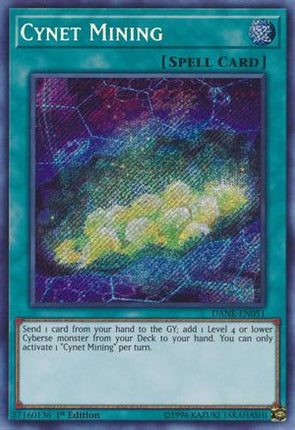 Cynet Mining (Secret Rare) [DANE-EN051] 1st Edition