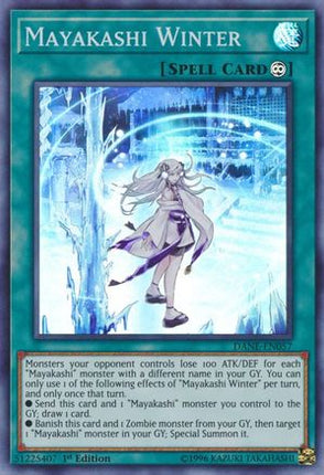 Mayakashi Winter (Super Rare) [DANE-EN057] 1st Edition