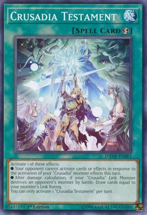 Crusadia Testament (Common / Short Print) [DANE-EN061] 1st Edition