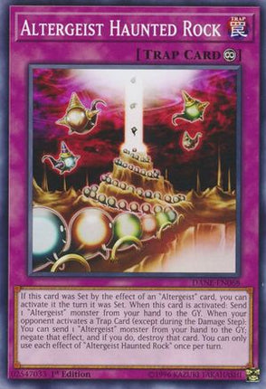 Altergeist Haunted Rock (Common / Short Print) [DANE-EN068] 1st Edition