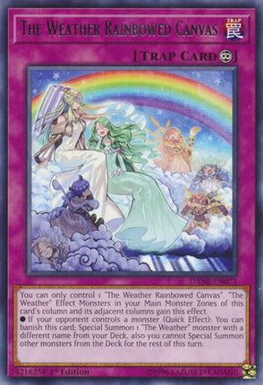 The Weather Rainbowed Canvas (Rare) [DANE-EN073] 1st Edition