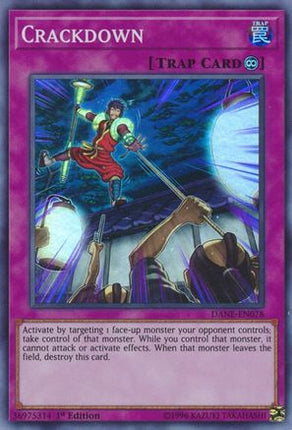 Crackdown (Super Rare) [DANE-EN078] 1st Edition