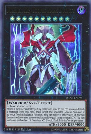 Number XX: Utopic Dark Infinity (Ultra Rare) [DANE-EN093] 1st Edition