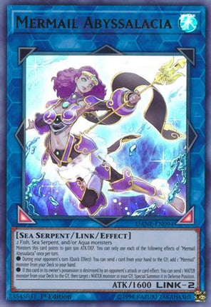 Mermail Abyssalacia (Ultra Rare) [DANE-EN094] 1st Edition