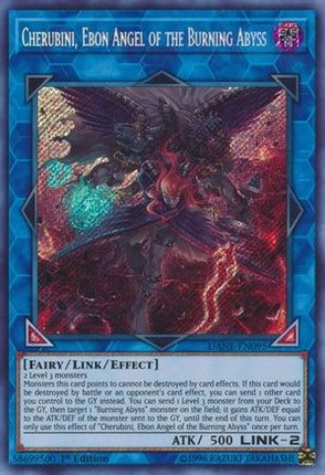 Cherubini, Ebon Angel of the Burning Abyss (Secret Rare) [DANE-EN095] 1st Edition