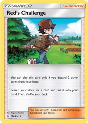 Red's Challenge - 184/214 (SM - Unbroken Bonds) [Deck Exclusives]
