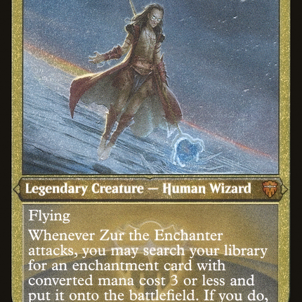 Zur the Enchanter [Commander Legends] Etched Foil