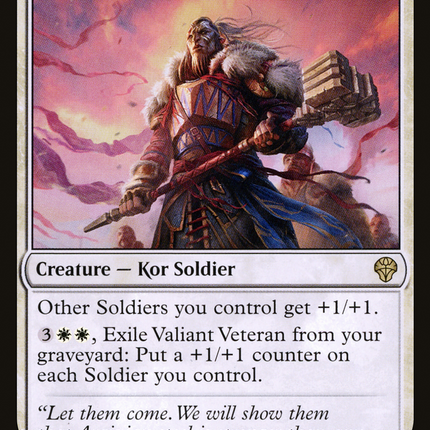 Valiant Veteran [Dominaria United]
