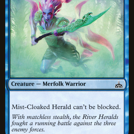 Mist-Cloaked Herald [Rivals of Ixalan]