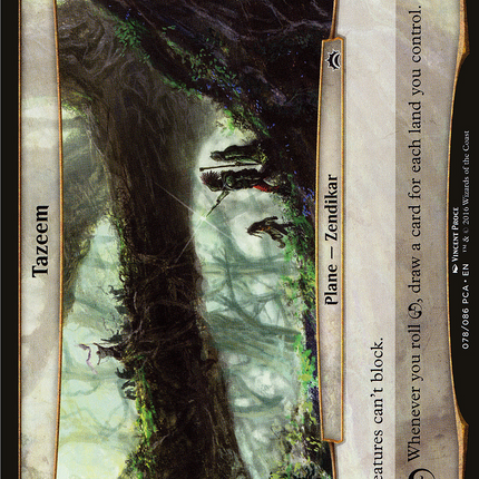 Tazeem [Planechase Anthology Planes]