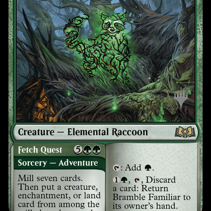 Bramble Familiar // Fetch Quest [Wilds of Eldraine Promos]