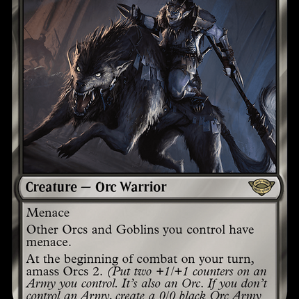 Warg Rider [The Lord of the Rings: Tales of Middle-earth]