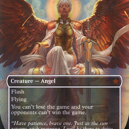 Herald of Eternal Dawn (Borderless) [Foundations] Mana Foil