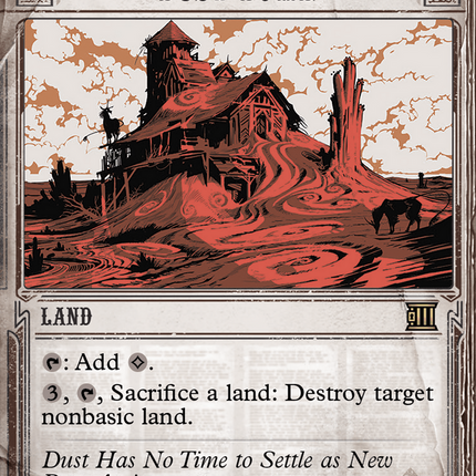 Dust Bowl (Showcase) (Borderless) [Breaking News]