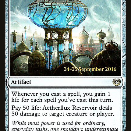 Aetherflux Reservoir [Kaladesh Promos] Prerelease Foil