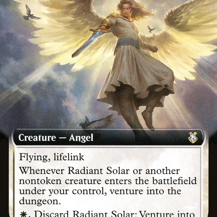Radiant Solar (Extended Art) [Forgotten Realms Commander]