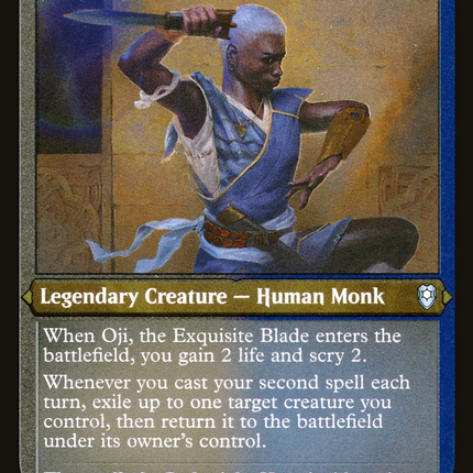 Oji, the Exquisite Blade [Commander Legends: Battle for Baldur's Gate] Etched Foil