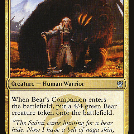 Bear's Companion [The List]