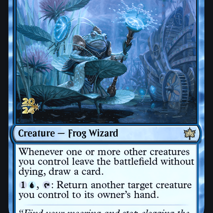 Dour Port-Mage [Bloomburrow Promos] Prerelease Foil
