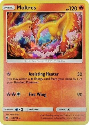 Moltres - 38/214 (Cracked Ice Holo) [Deck Exclusives] Holofoil