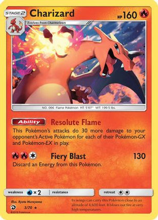 Charizard - 3/70 (Let's Play, Eevee!) [Deck Exclusives]