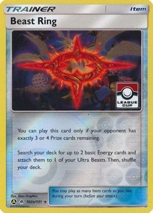 Beast Ring - 102a/131 (League Cup) [League & Championship Cards] Reverse Holofoil