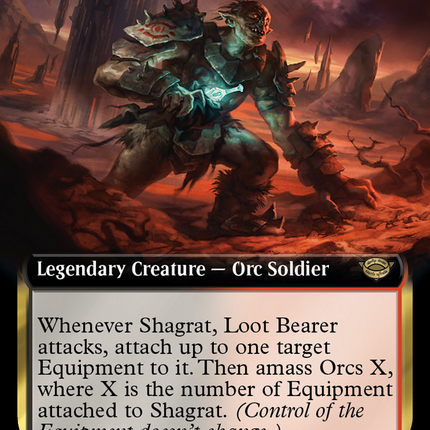 Shagrat, Loot Bearer (Extended Art) [The Lord of the Rings: Tales of Middle-earth]
