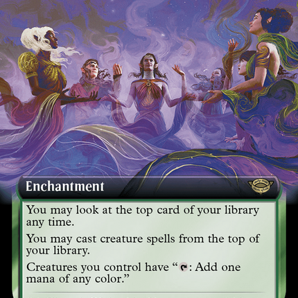 Elven Chorus (Extended Art) [The Lord of the Rings: Tales of Middle-earth] Surge Foil