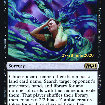 Necromentia [Core Set 2021 Promos] Prerelease Foil