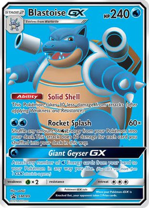 Blastoise GX - SM189 - SM189/null [SM Promos] Holofoil