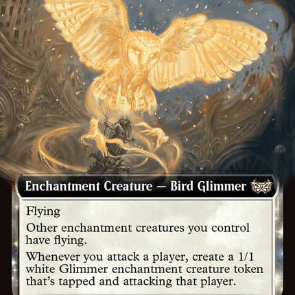 Soaring Lightbringer (Extended Art) [Duskmourn: House of Horror Commander] Foil