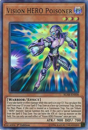 Vision HERO Poisoner (Ultra Rare) [BLHR-EN008] 1st Edition