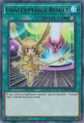 Unacceptable Result (Ultra Rare) [BLHR-EN020] 1st Edition