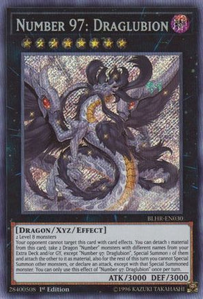 Number 97: Draglubion (Secret Rare) [BLHR-EN030] 1st Edition