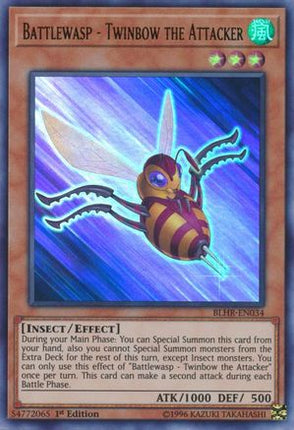 Battlewasp - Twinbow the Attacker (Ultra Rare) [BLHR-EN034] 1st Edition