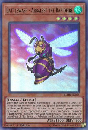 Battlewasp - Arbalest the Rapidfire (Ultra Rare) [BLHR-EN035] 1st Edition