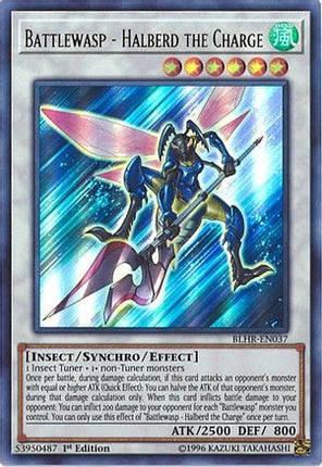 Battlewasp - Halberd the Charge (Ultra Rare) [BLHR-EN037] 1st Edition