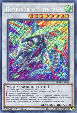 Hi-Speedroid Kitedrake (Secret Rare) [BLHR-EN044] 1st Edition