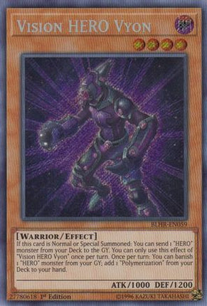 Vision HERO Vyon (Secret Rare) [BLHR-EN059] 1st Edition