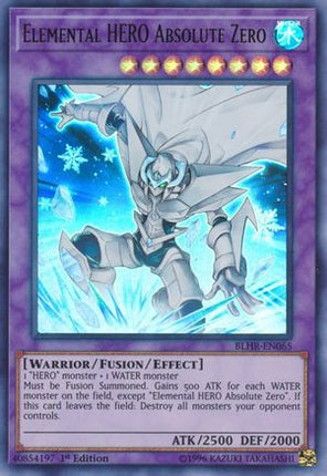 Elemental HERO Absolute Zero (Ultra Rare) [BLHR-EN065] 1st Edition