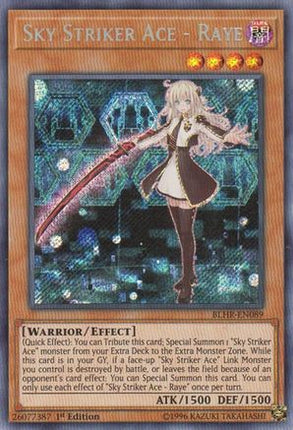 Sky Striker Ace - Raye (Secret Rare) [BLHR-EN089] 1st Edition