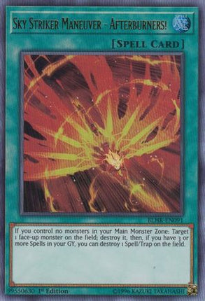 Sky Striker Maneuver - Afterburners! [BLHR-EN091] Ultra Rare