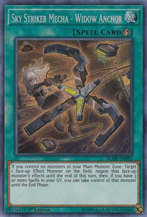 Sky Striker Mecha - Widow Anchor (Secret Rare) [BLHR-EN092] 1st Edition