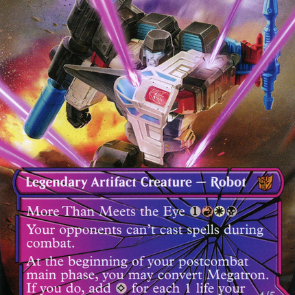 Megatron, Tyrant // Megatron, Destructive Force (Borderless) [Transformers]