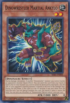 Dinowrestler Martial Ankylo (Common / Short Print) [RIRA-EN006] Unlimited