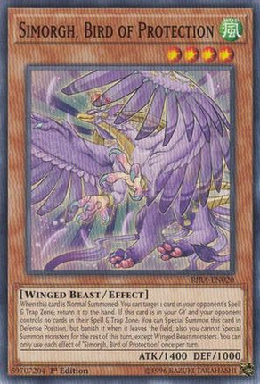 Simorgh, Bird of Protection (Common / Short Print) [RIRA-EN020] Unlimited