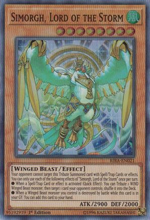 Simorgh, Lord of the Storm (Super Rare) [RIRA-EN021] Unlimited