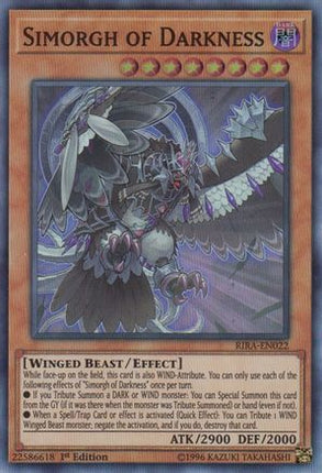 Simorgh of Darkness (Super Rare) [RIRA-EN022] 1st Edition