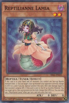 Reptilianne Lamia (Common / Short Print) [RIRA-EN025] Unlimited